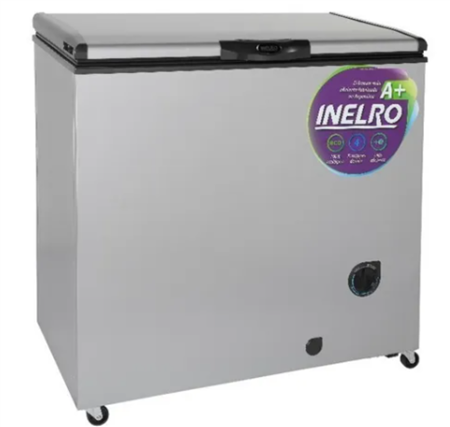 Inelro Freezer Hogar Inverter 215l Fih-270 P++ Gris Plata