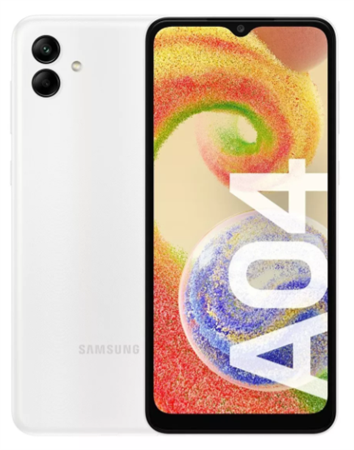 Celular Libre Galaxy A04 64gb/4g Smao45mzwe White Samsung