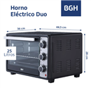 Horno Electrico 25l Bhe25m23n Bgh