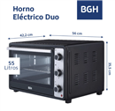 Horno Electrico 55l Bhe55m23n Bgh