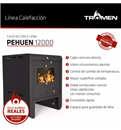 Estufa A Leña Pehuen 12000cal  01-000-090 Tromen